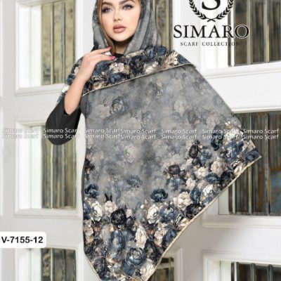 فروش عمده روسری کرپ حریر سایز ۱۴۰ - شال و روسری زنانه عمده