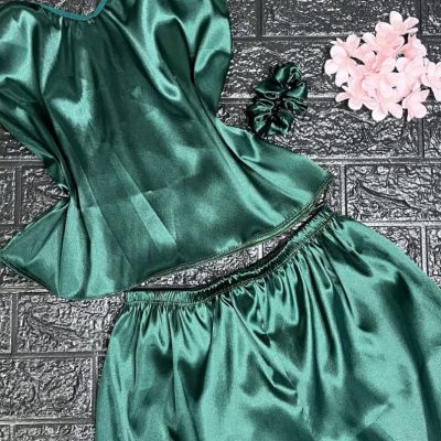 خرید عمده ست ساتن ساده - لباس خواب زنانه عمده