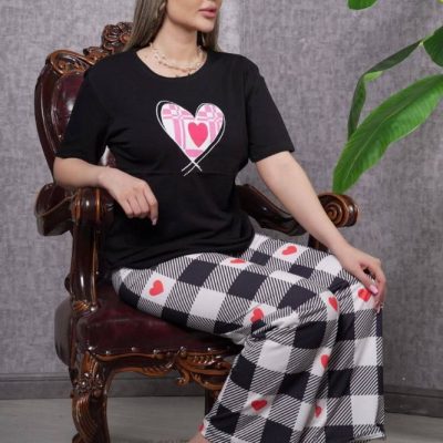 خرید عمده تیشرت وشلوار - ست تیشرت شلوار زنانه عمده