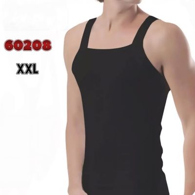 خرید عمده ️زیرپوش یقه خشتی پلیستر پنبه ️ کد60208 - زیر پوش مردانه عمده