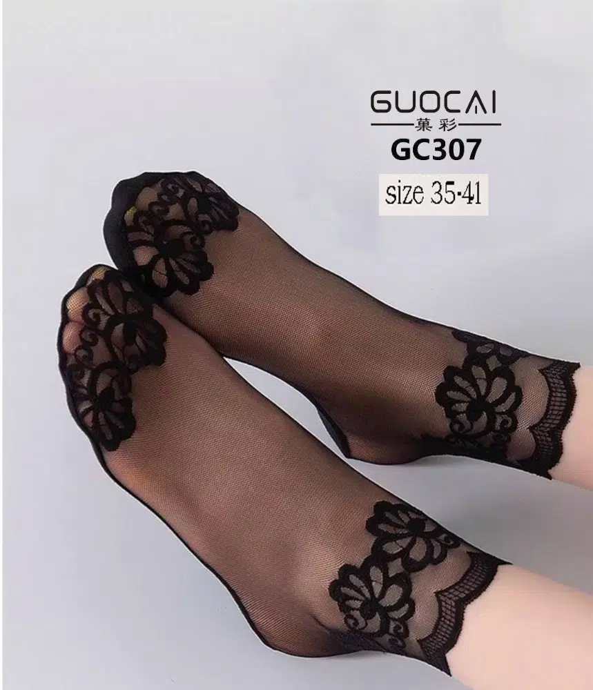 خرید عمده جوراب گیپور خارجی GUOCAI زنانه - جوراب زنانه عمده