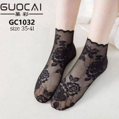 خرید عمده جوراب گیپور خارجی GUOCAI زنانه - جوراب زنانه عمده