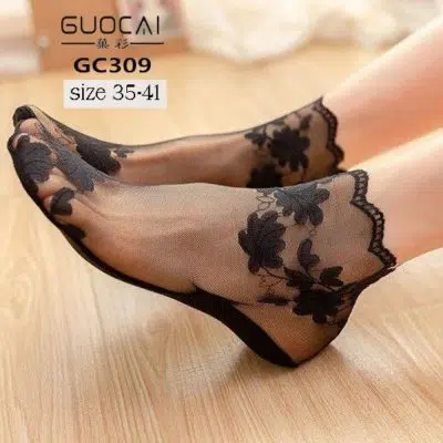 خرید عمده جوراب گیپور خارجی GUOCAI زنانه - جوراب زنانه عمده