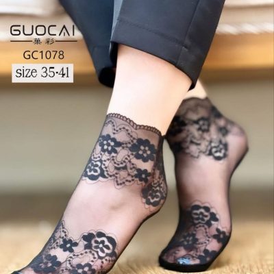 خرید عمده جوراب گیپور خارجی GUOCAI زنانه - جوراب زنانه عمده