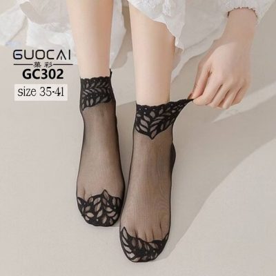 خرید عمده جوراب گیپور خارجی GUOCAI زنانه - جوراب زنانه عمده