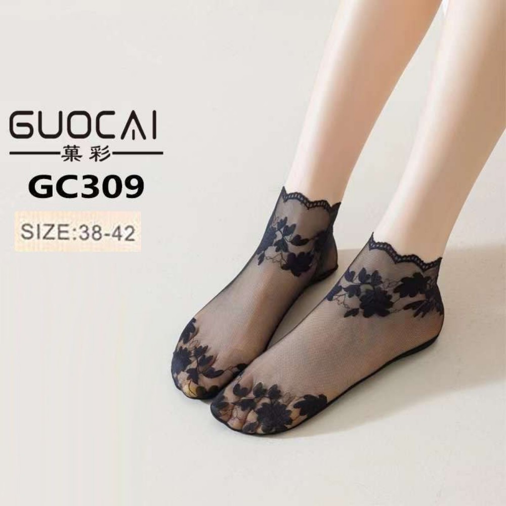 خرید عمده جوراب گیپور خارجی GUOCAI زنانه - جوراب زنانه عمده