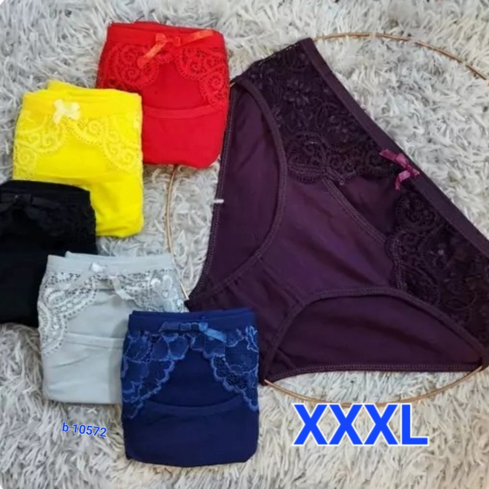 فروش عمده شورت جلو دانتل نخی سایز xxxl - شورت زنانه عمده