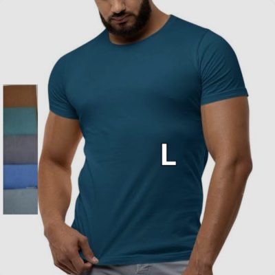 فروش عمده زیرپوش مردانه رنگی نیم آستین سایز L. - زیر پوش مردانه عمده