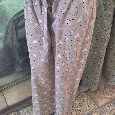 خرید عمده شلوار بگ لنین ته‌دار - شلوار و ساپورت زنانه عمده