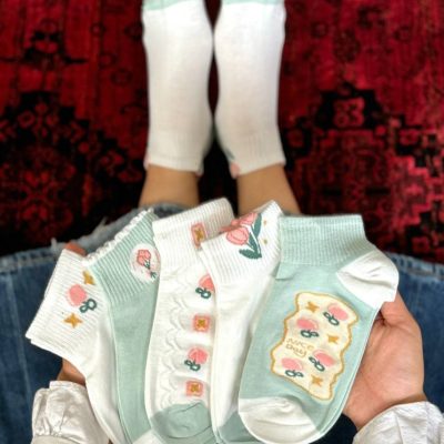 فروش عمده 🔥 جوراب مچی زنانه خارجی کش کبریتی - جوراب زنانه عمده