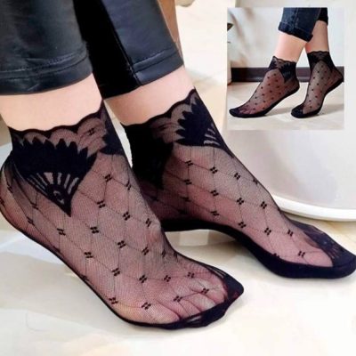 فروش عمده 🔥 جوراب زنانه مچی خارجی گیپوری - جوراب زنانه عمده