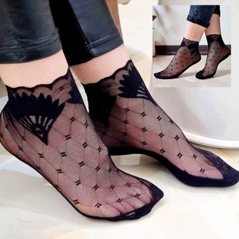 فروش عمده 🔥 جوراب زنانه مچی خارجی گیپوری - جوراب زنانه عمده