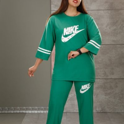 خرید عمده ست تیشرت شلوار نایک سوپر اسپان - ست تیشرت شلوار زنانه عمده