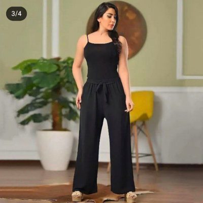خرید عمده شلوار قواره دار ابروبادی مشکی - شلوار و ساپورت زنانه عمده