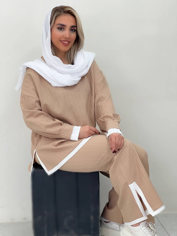 خرید عمده ست تونیک شلوار محوا - ست تونیک شلوار زنانه عمده