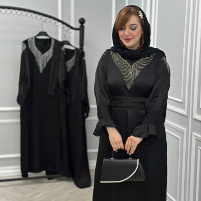 خرید عمده کفتان مزونی نگین کاری شده - مانتو زنانه عمده