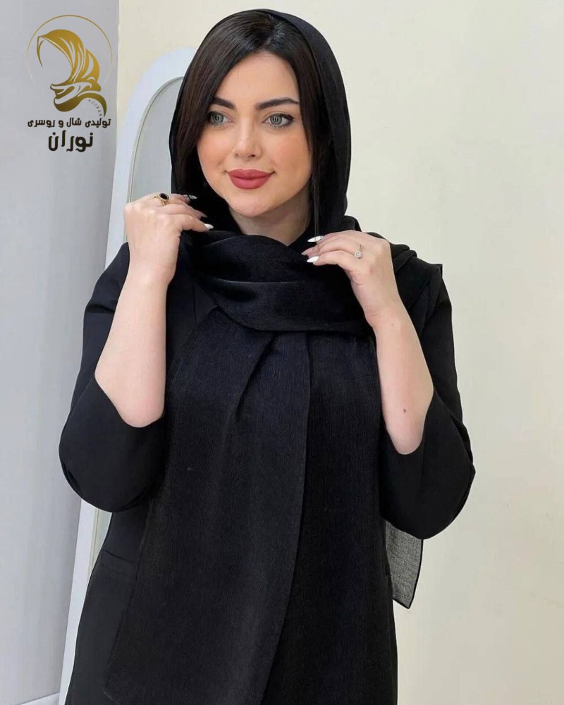 خرید عمده شال ژان ژان پشت کرپ کیفیت عالی - شال و روسری زنانه عمده