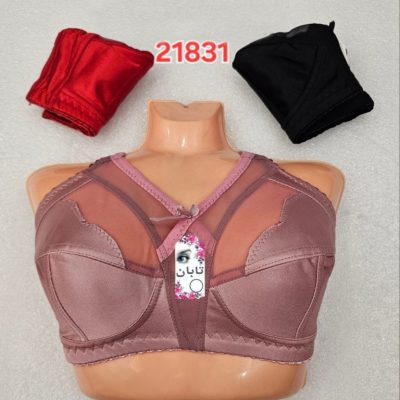 خرید عمده ️سوتین پرلون براق زیرنخی جناق شیشه ای ️ کدd_21831 - سوتین زنانه عمده