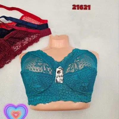 خرید عمده ️سوتین زیرنخی دانتل دوربسته کیفیت فوق العاده عالی ️ کد21621 - سوتین زنانه عمده