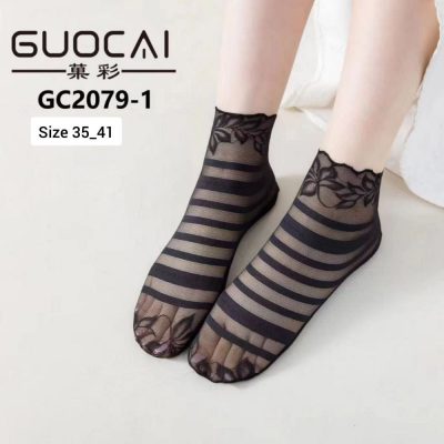 خرید عمده جوراب گیپور خارجی GUOCAI زنانه - جوراب زنانه عمده