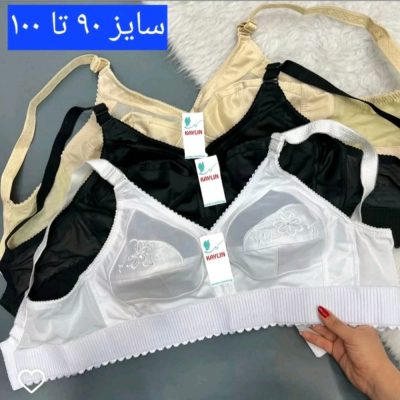 فروش عمده سوتین رستمی کش پهن گلدوزی زیر بافت - سوتین زنانه عمده