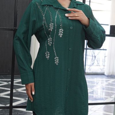 فروش عمده شومیز زنانه نگین دار - شومیز زنانه عمده