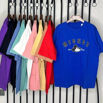 فروش عمده تیشرت زنانه پنبه فری سایز ۳۸ تا ۴8 - تاپ و تیشرت زنانه عمده
