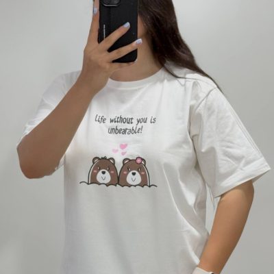 فروش عمده تیشرت زنانه پنبه فری سایز ۳۸ تا ۴8 - تاپ و تیشرت زنانه عمده