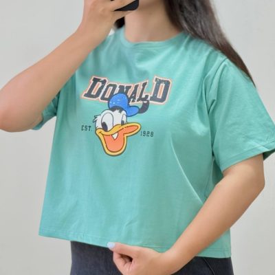 فروش عمده کراپ زنانه پنبه سوپر - تاپ و تیشرت زنانه عمده