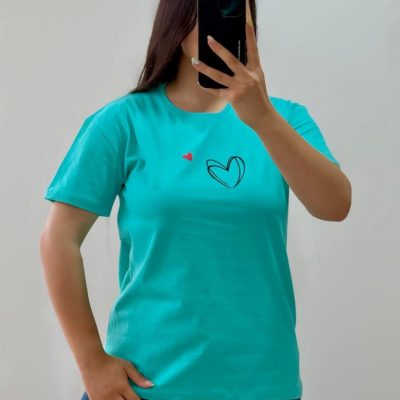 فروش عمده تیشرت زنانه سوپر پنبه فری سایز ۳۸ تا ۴۶ - تاپ و تیشرت زنانه عمده