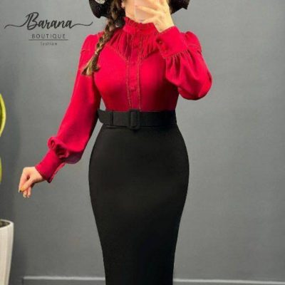 خرید عمده شومیز گیپوردوزی عسل - شومیز زنانه عمده