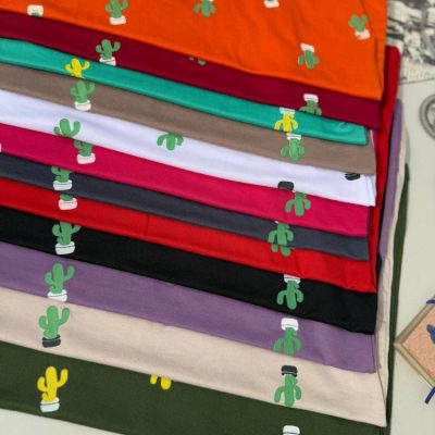 خرید عمده تاپ حقله ای کاکتوس - تاپ و تیشرت زنانه عمده