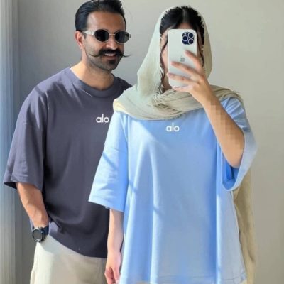 خرید عمده تیشرت پنبه باکسی alo - تاپ و تیشرت زنانه عمده