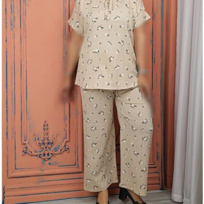 خرید عمده تیشرت شلوار گل گچی - ست تیشرت شلوار زنانه عمده