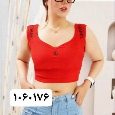 خرید عمده کراپ چنل گلدوزی - نیم تنه زنانه عمده
