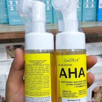 خرید عمده فوم AHAسفید کننده پوست - پاک کننده صورت عمده
