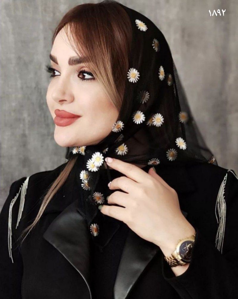 خرید عمده مینی اسکارف بابونه - شال و روسری زنانه عمده