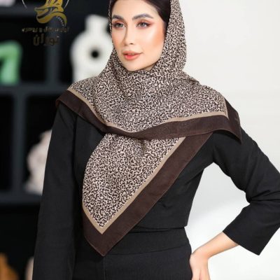 خرید عمده روسری نخی سیا اسکارف اعلاء - شال و روسری زنانه عمده