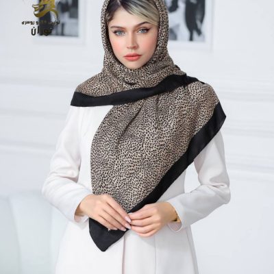 خرید عمده روسری نخی سیا اسکارف اعلاء - شال و روسری زنانه عمده