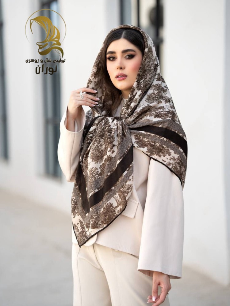 خرید عمده روسری نخی دست دوز اعلاء - شال و روسری زنانه عمده
