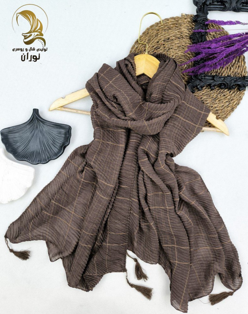 خرید عمده شال نخی اسپان طرح زارا اعلاء - شال و روسری زنانه عمده