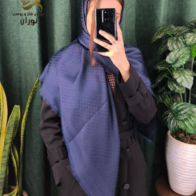 خرید عمده روسری ژاکارد دو ریش اعلاء - شال و روسری زنانه عمده