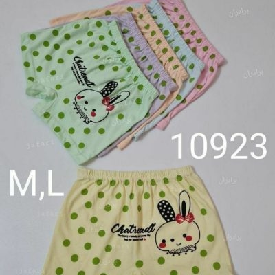 فروش عمده ⚜️شورت پادار نخی دخترانه⚜️ کد a_10923 - شورت دخترانه عمده