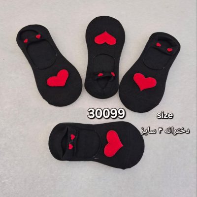 خرید عمده ️جوراب کالج نخی بندی دخترانه ️ کد30099 - جوراب زنانه عمده