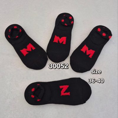 خرید عمده ️جوراب کالج نخی بندی ️ کد30052 - جوراب زنانه عمده