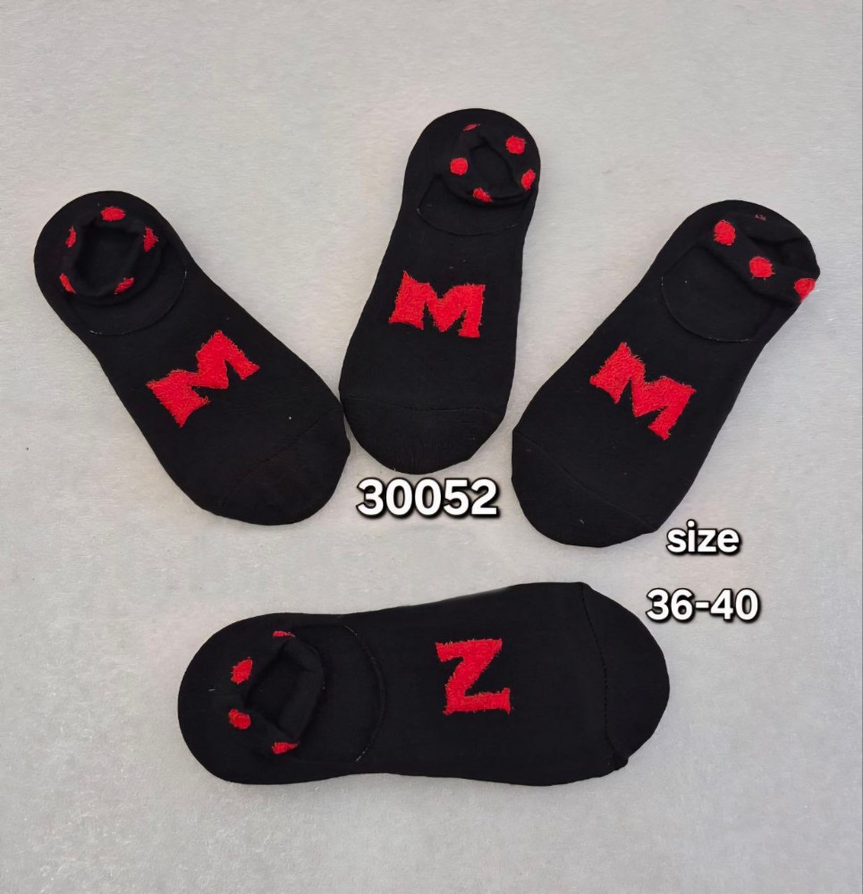 خرید عمده ️جوراب کالج نخی بندی ️ کد30052 - جوراب زنانه عمده