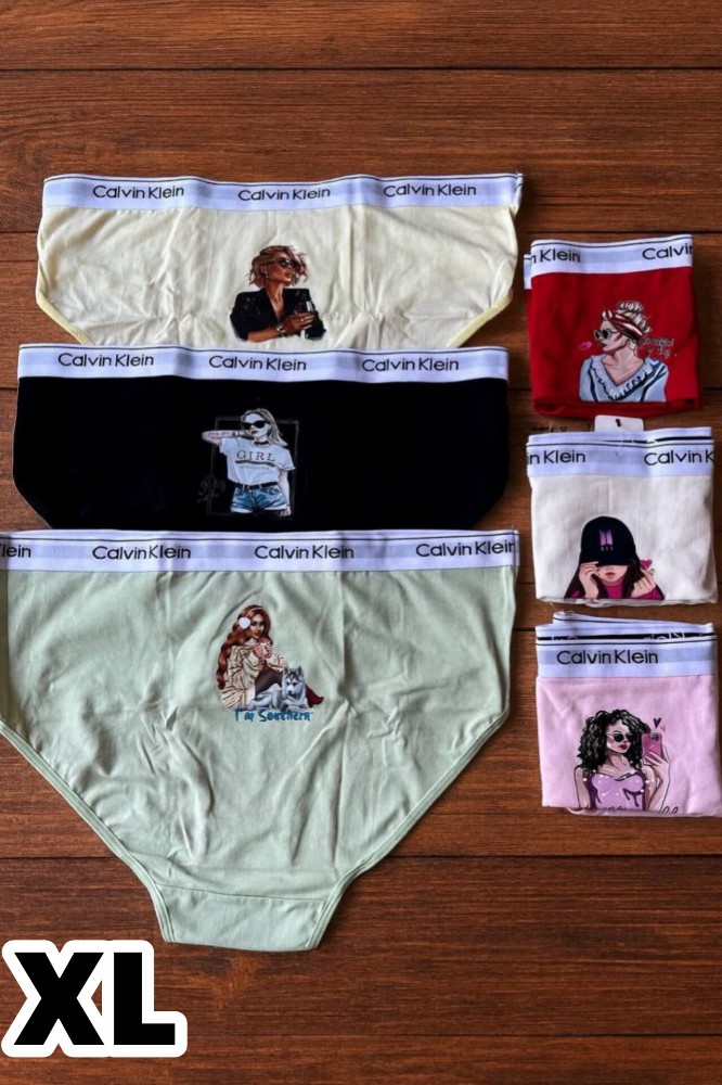 خرید عمده شورت نخ پنبه تیپ لاکرا کلوین کلاین اعلاء - شورت زنانه عمده