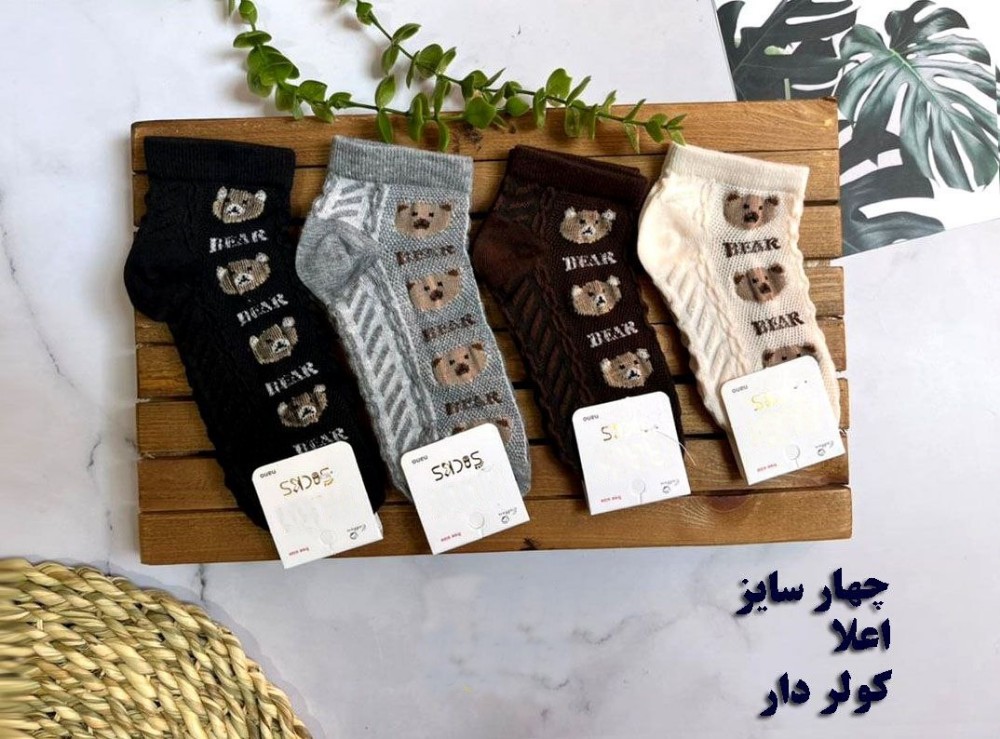 خرید عمده جوراب مچی ریزبافت پنجه روسو اعلاء بچه گانه - جوراب دخترانه عمده
