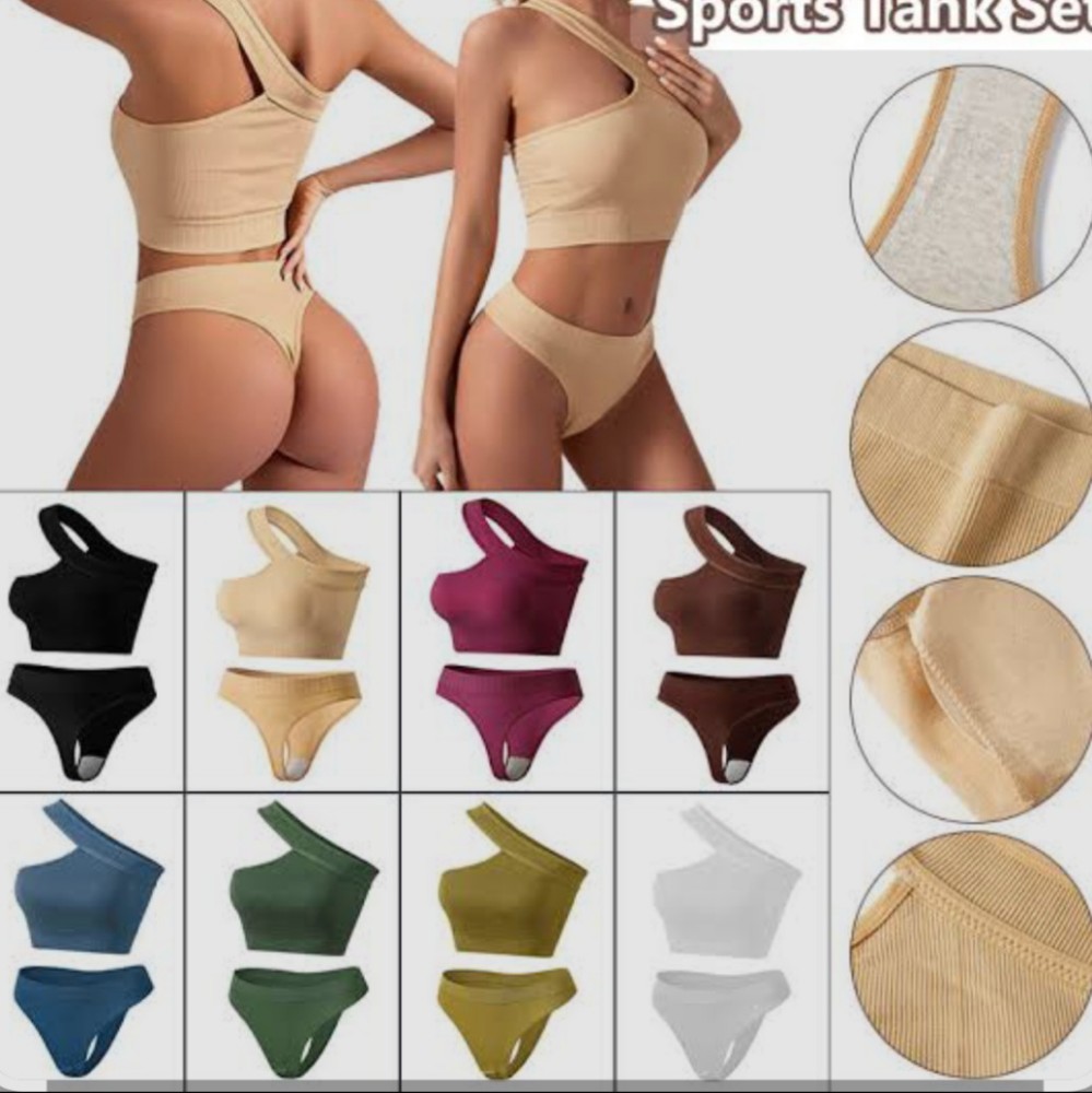 فروش عمده ست نیم تنه کبریتی اعلا - شورت و سوتین زنانه عمده