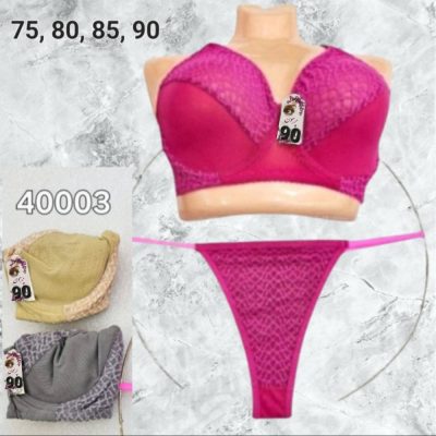 فروش عمده ست نیمه دانتل فنردار - شورت و سوتین زنانه عمده